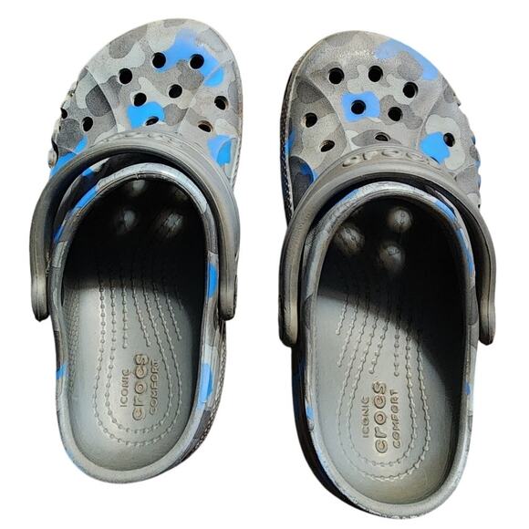 Crocs Youth Slip On Camo Clog Sandals Size C12 - Picture 2 of 6